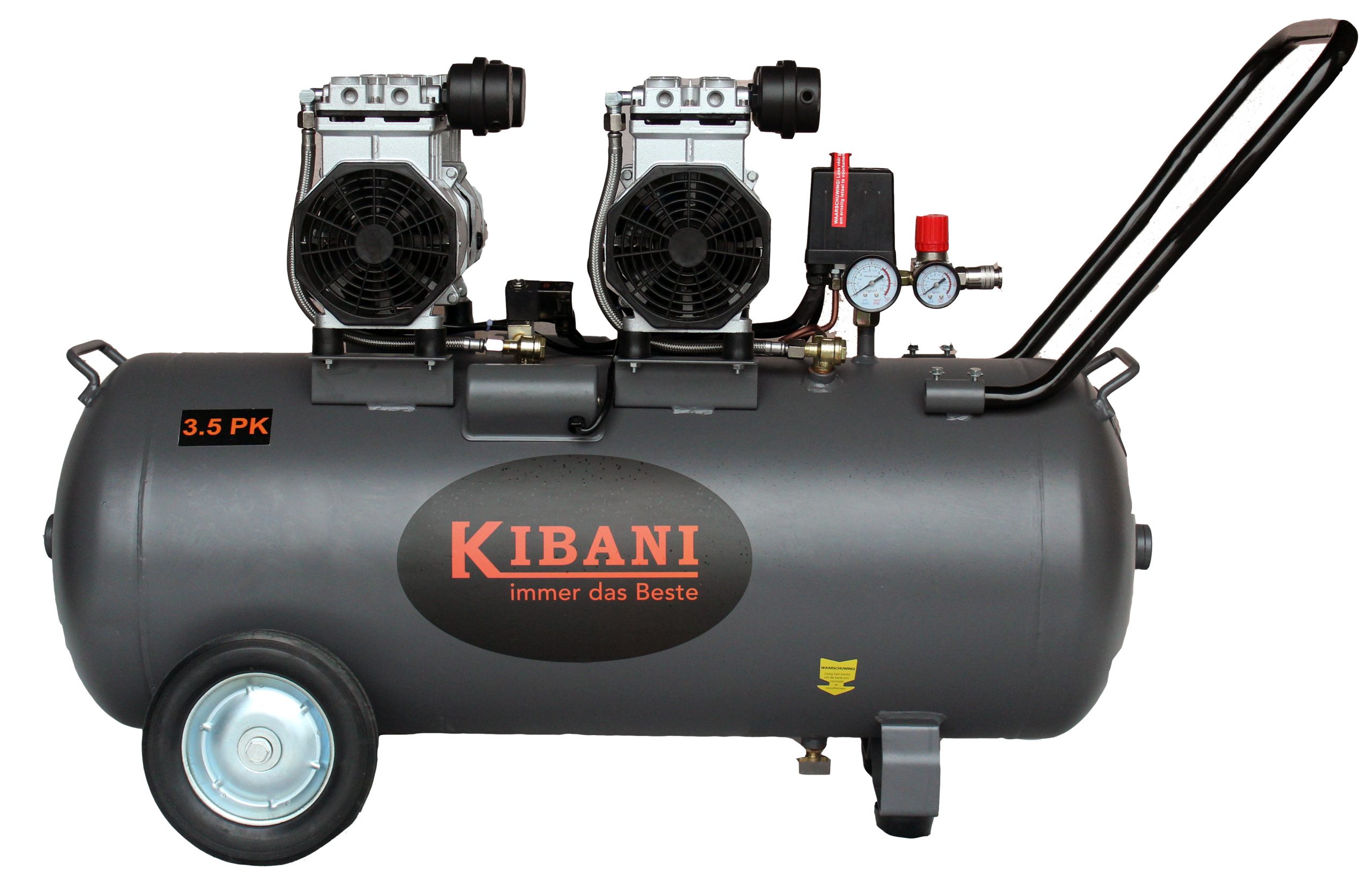 Compresseur silencieux kibani 100 litres nouveau modèle  oil free  0 –  Brico Bello