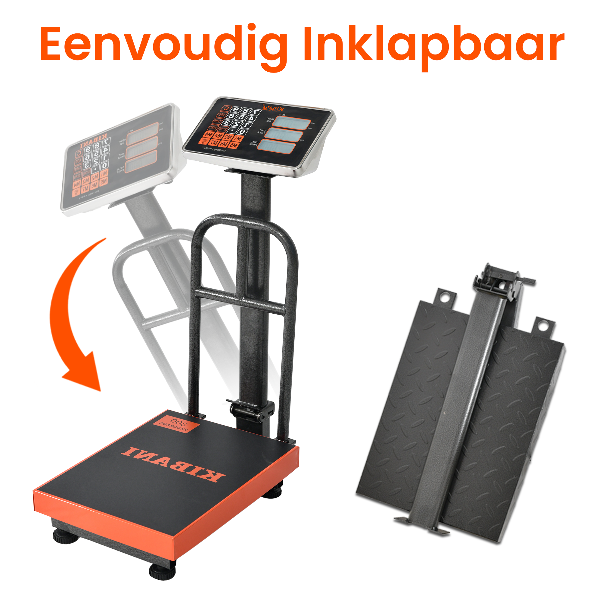 Kibani Platformweegschaal 300 kg - Afbeelding 6