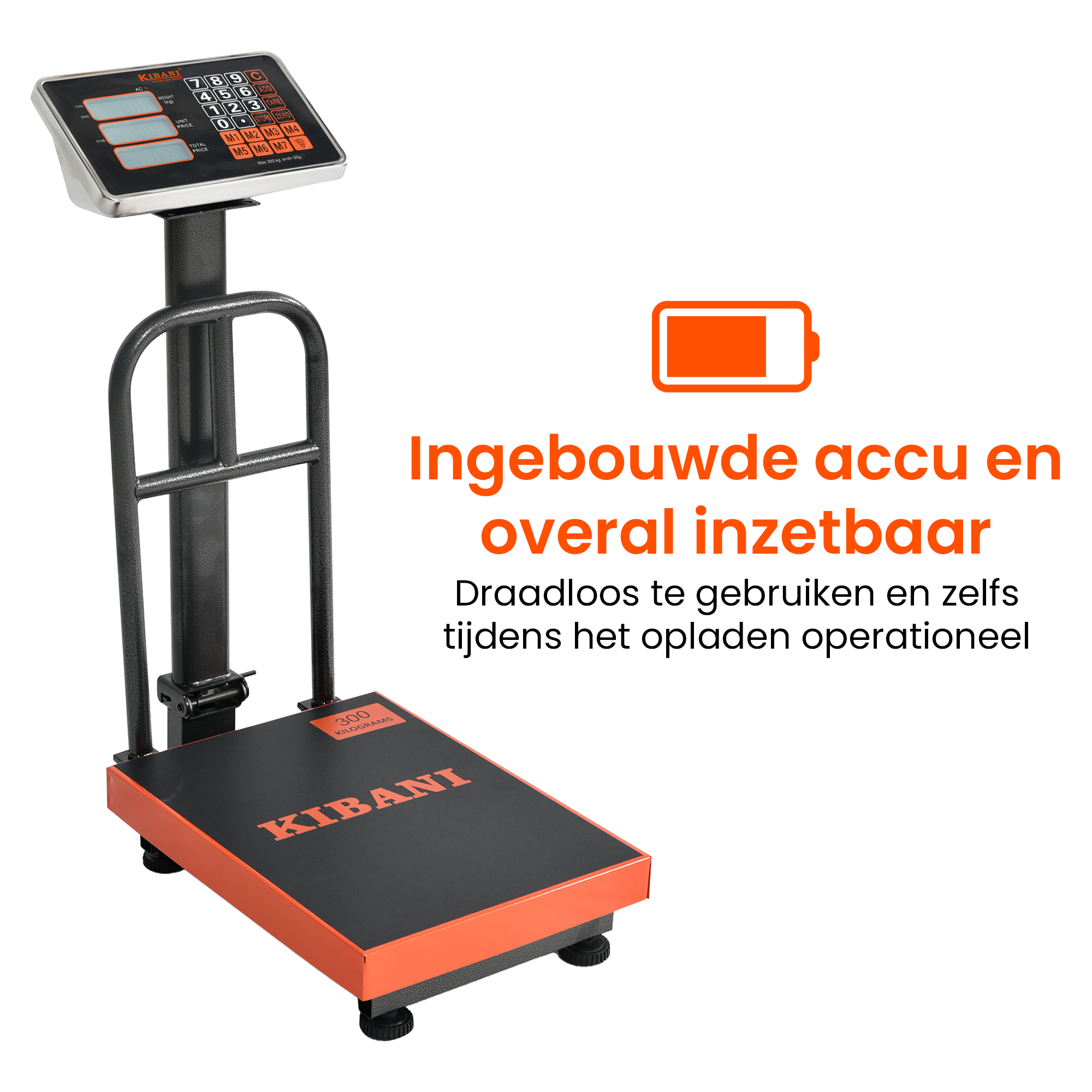 Kibani Platformweegschaal 300 kg - Afbeelding 2